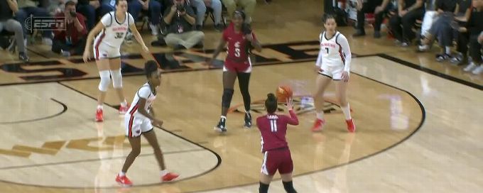 Astera Tuhina nails it from behind the arc