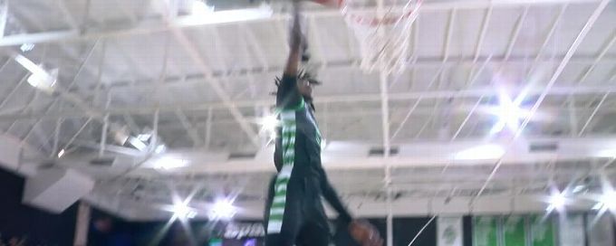Mister Dean throws down powerful slam vs. Charleston Southern Buccaneers