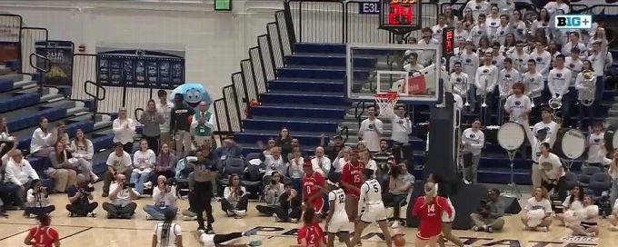 Gabby Elliott gets the and-1 to fall for Penn State