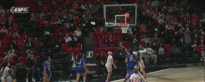 Nissa Sam-Grant scores and draws the foul