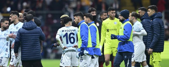 Why a Turkish club walked off the pitch in 'extraordinary' referee protest