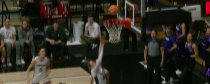 Trista Hull gets a nice and-1 for Portland