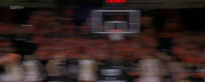 Josiah Lake II gets up for the beautiful slam dunk