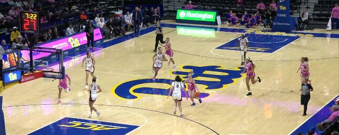 Marley Washenitz goes coast-to-coast with sweet spin and layup