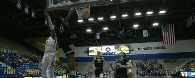 Brian Taylor II rocks the rim with slam