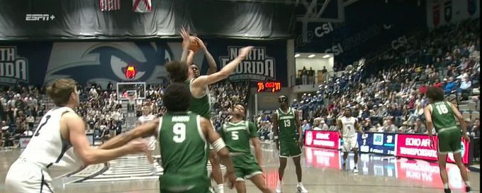 Jasai Miles somehow gets the and-1 to fall