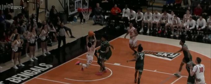 Dylan Darling gets the hoop and the harm