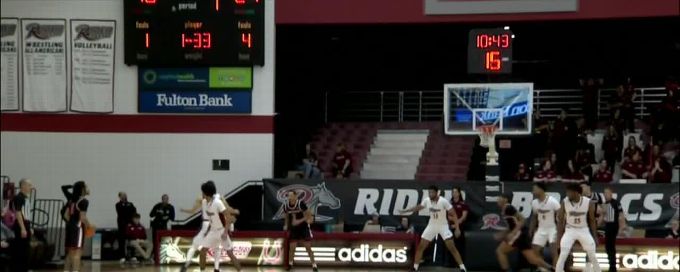 Deon Perry shows off the swagger with long 3-pointer