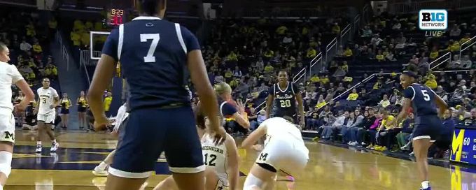 Olivia Olson makes a great defensive play for the steal