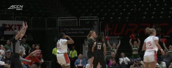 Darrione Rogers drills the trey