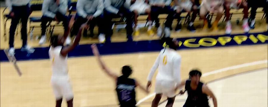Toby Nnadozie shows off the swagger with long 3-pointer