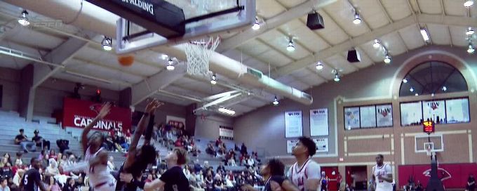 Ja'Sean Jackson gets the and-1 to fall