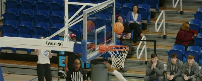 Michael Griffin gets the and-1 to fall