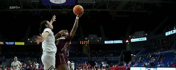 Ja'Mia Harris gets the and-1