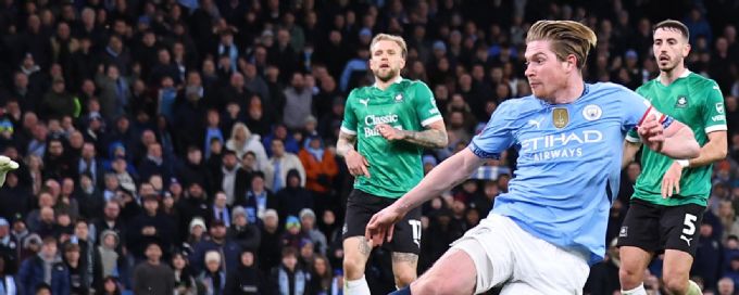 Haaland sets up De Bruyne to cap win for Man City