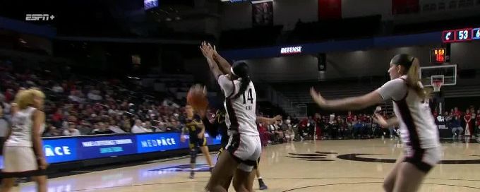 Jordan Thomas gets the and-1