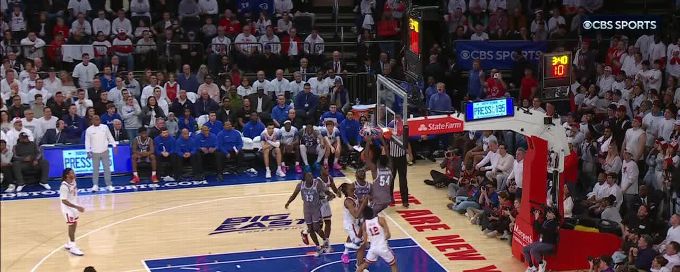 Godswill Erheriene rises up for powerful slam off smooth dime