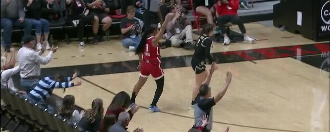 What a shot by Jasmine Shavers