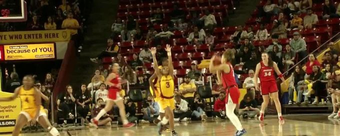 Jada Williams sinks it from downtown