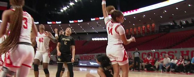 Kaitlin Peterson with the and-1!