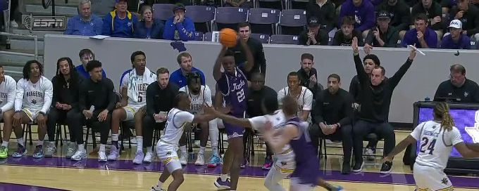 Dominic Pangonis somehow gets the and-1 to fall