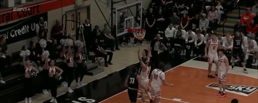 Trent McLaughlin gets the hoop and the harm