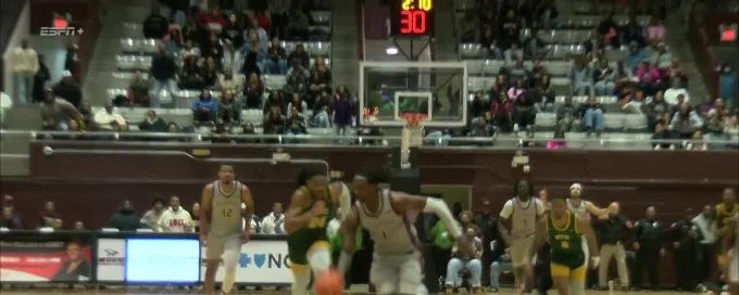 Keishon Porter makes a great defensive play for the steal