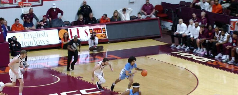 Ven-Allen Lubin throws down powerful slam vs. Virginia Tech Hokies