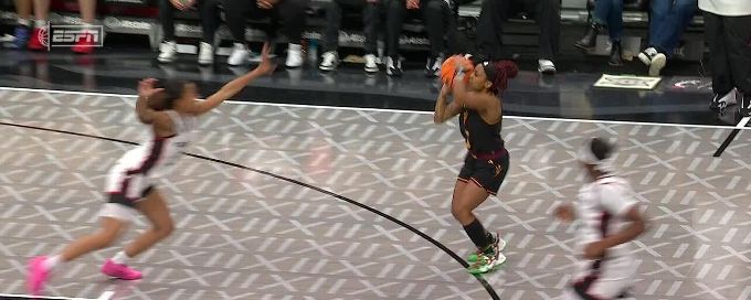 Tyi Skinner hits a nice jumper for ASU