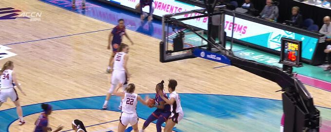 Raven Thompson finds Anya Poole for the bucket