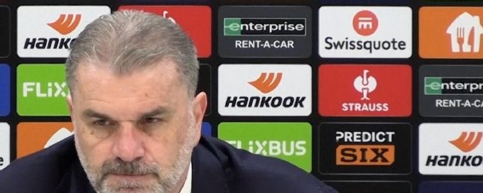Postecoglou: Tottenham 'nowhere near' the level we need to be