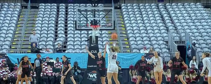 Kaya Ingram nails it from behind the arc