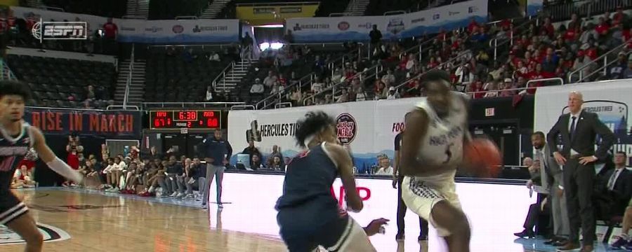 Kimani Hamilton gets the hoop and the harm