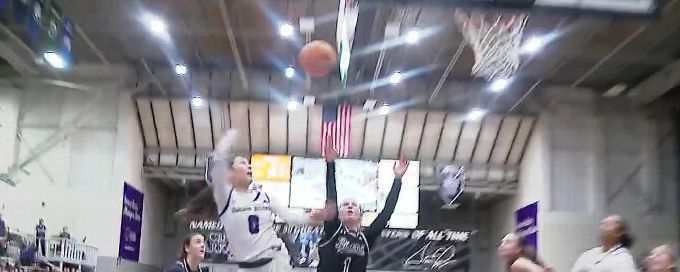 Jade Upshaw with the hoop & harm