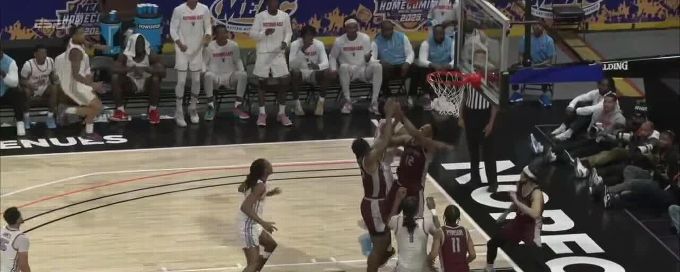 Martaz Robinson buries 3 against North Carolina Central Eagles