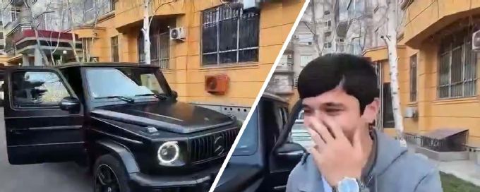 Man City's Khusanov gifted Mercedes on return to Uzbekistan