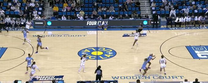 Sumayah Sugapong drains a transition three