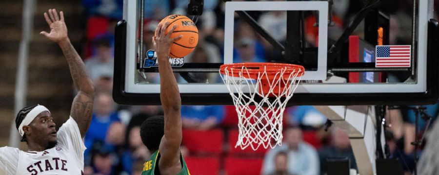 'Look out!' VJ Edgecombe's near-highlight slam rattles the rim