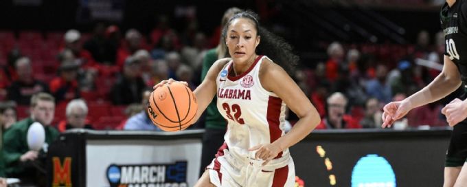 Aaliyah Nye delivers a smooth Alabama triple