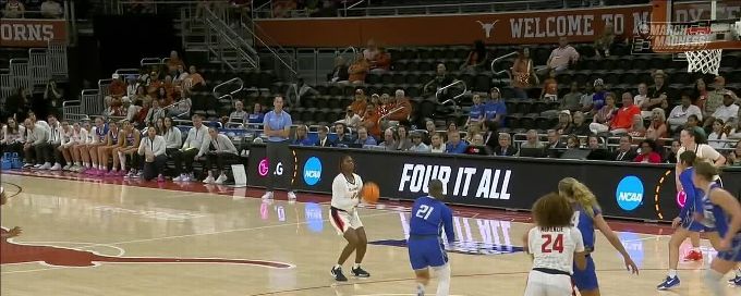 Jasmine Brown-Hagger sinks it from downtown