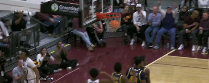 Miles Rubin gets the basket plus the foul