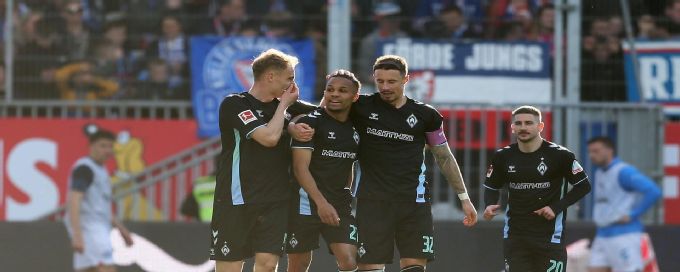 Werder Bremen cruise to victory against Holstein Kiel