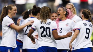 Rodman scores on return as USWNT ease past Brazil