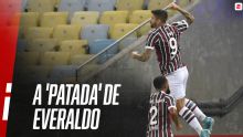 Golaço do Fluminense! A pintura de Everaldo que abriu placar contra o San José na Sul-Americana