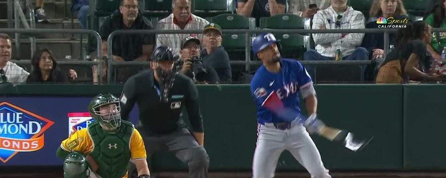 Marcus Semien's 417-footer adds to Rangers' lead
