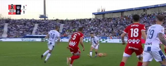 Munir El Haddadi gets on the scoresheet for Leganés