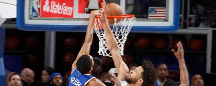 Mikal Bridges puts Cade Cunningham on a poster with nasty slam