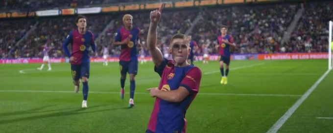 Fermín López nets a go-ahead goal for Barcelona