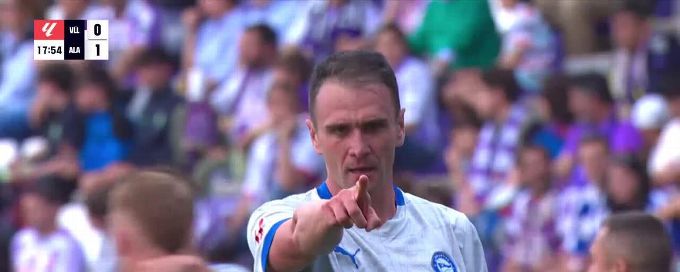 Enrique García slots home penalty goal vs. Real Valladolid