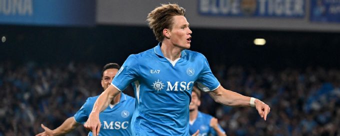 Napoli crowned Serie A champions after win over Cagliari